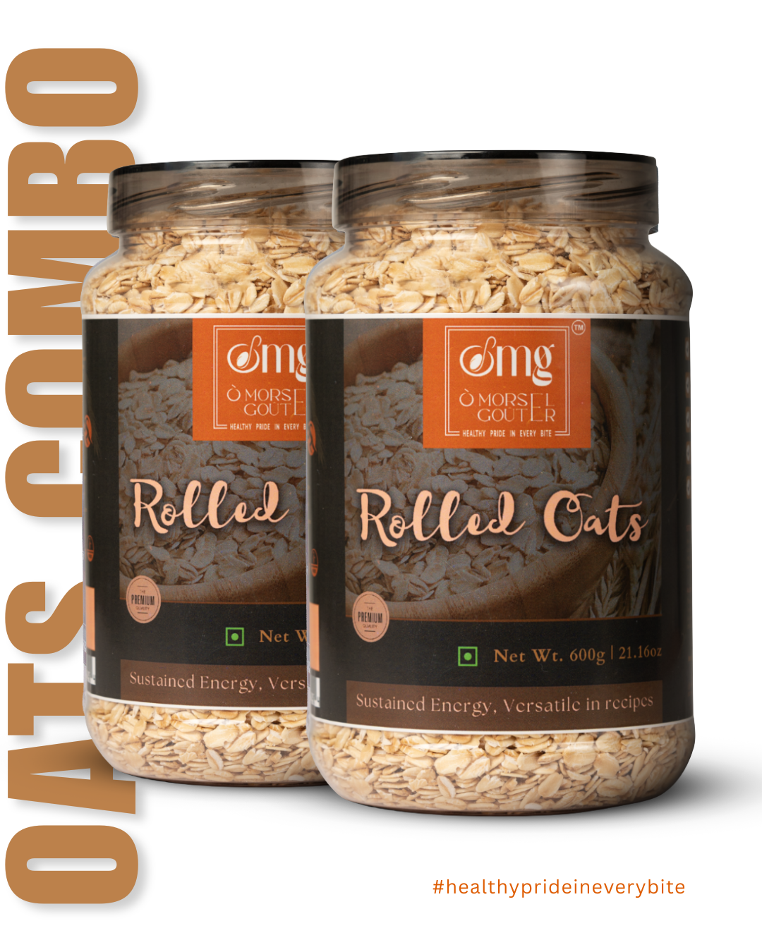 Rolled oats (600g) - Pack of 2