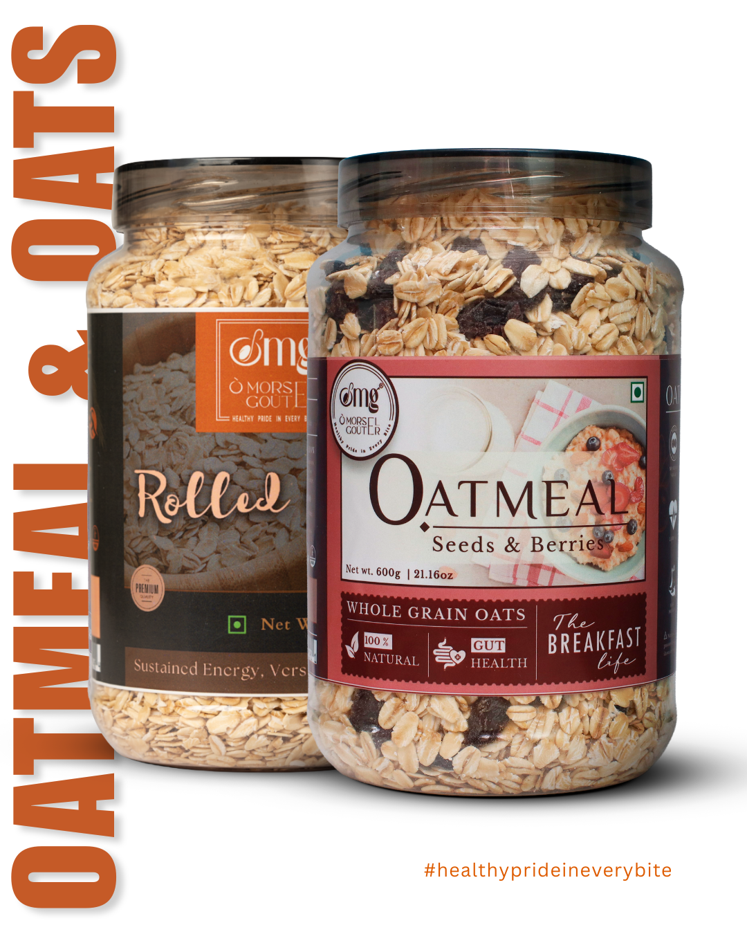Rolled Oats (600g)+ OatMeal (600g)