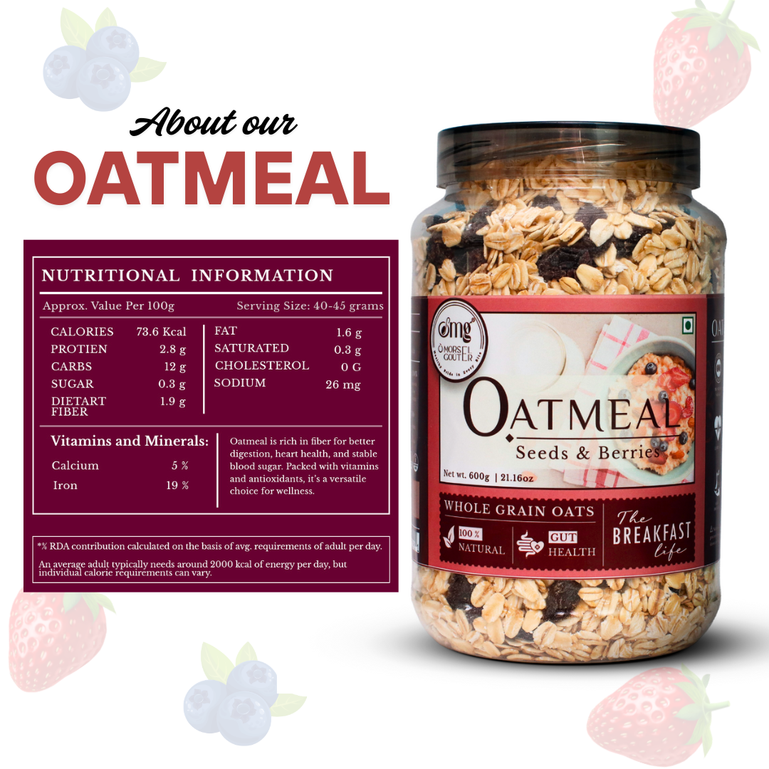 Oatmeal With Seeds & Berries - 600g