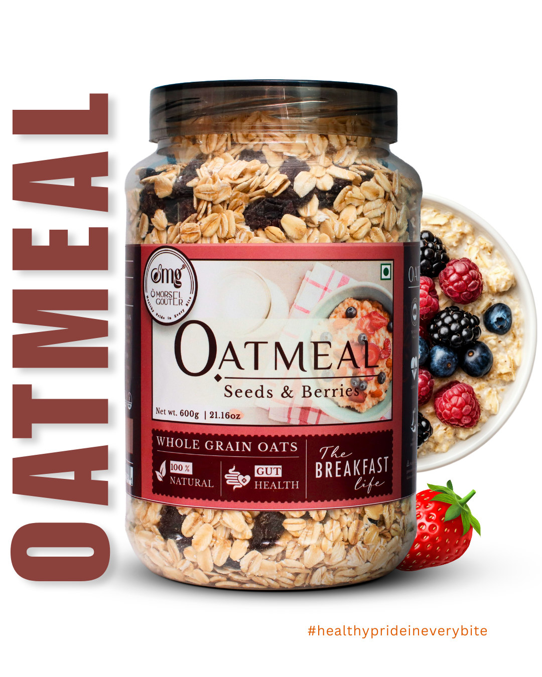 Oatmeal With Seeds & Berries - 600g