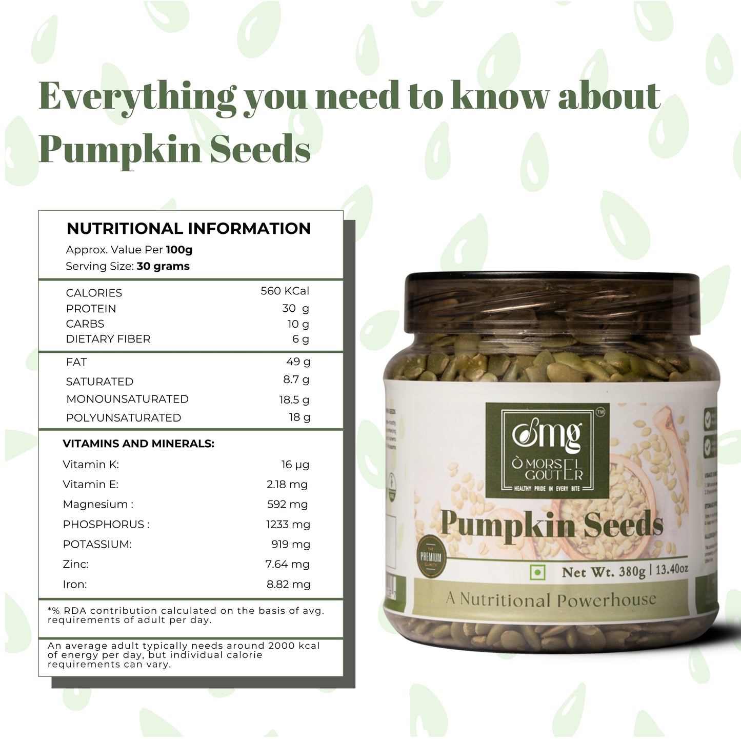 Pumpkin Seeds-380g