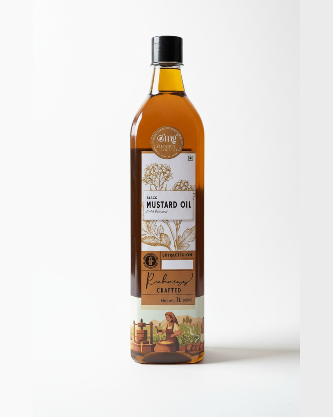 Cold-Pressed Mustard Oil - 1Ltr