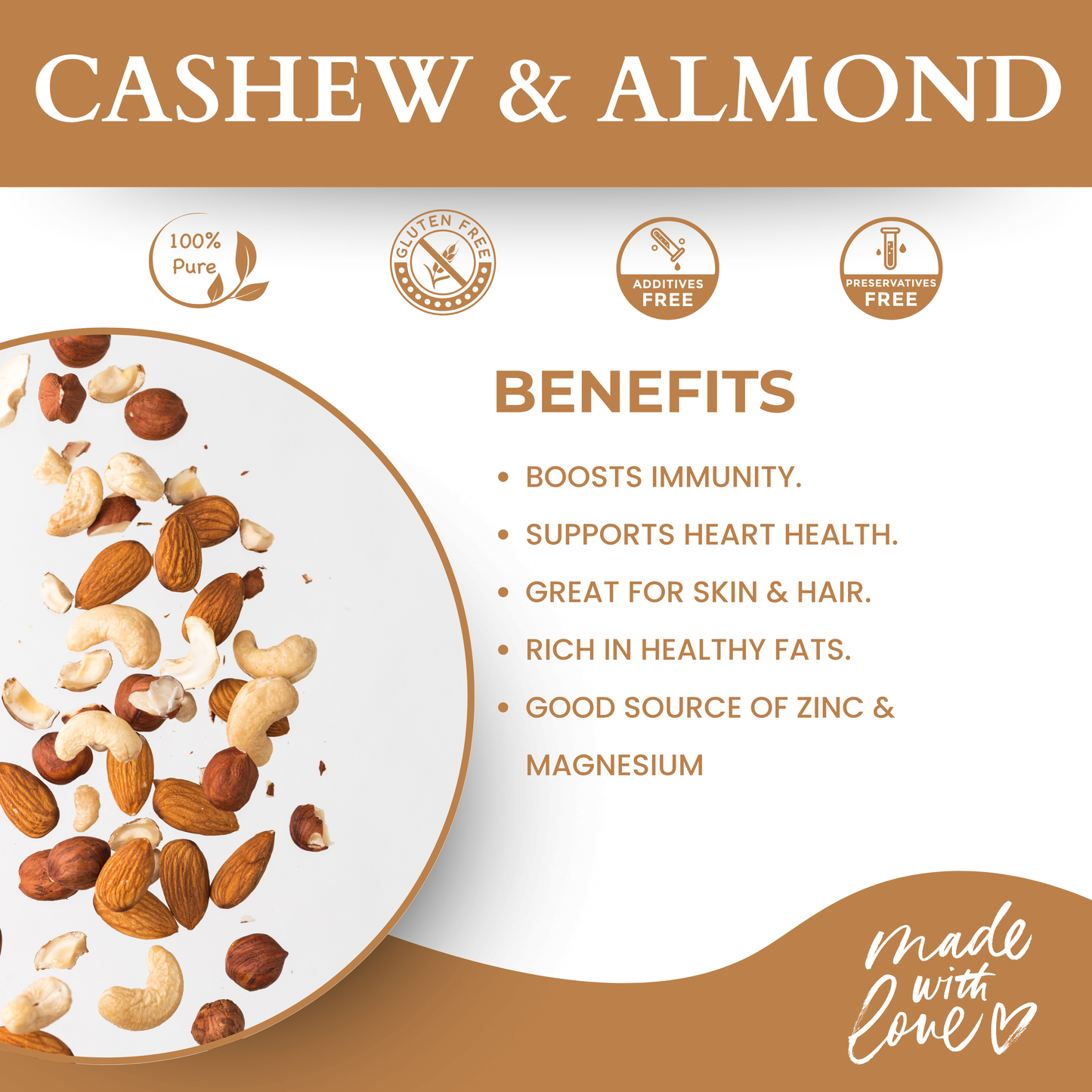 Almond (250g)+ Cashew (250g)