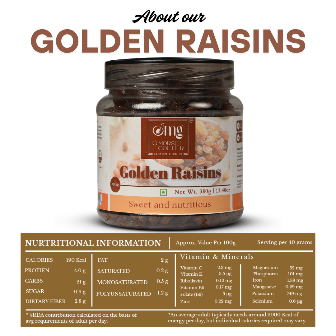 Golden Raisins Pack of 2