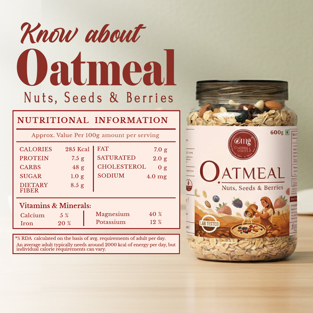 Oatmeal With Nuts, Seeds & Berries - 600g