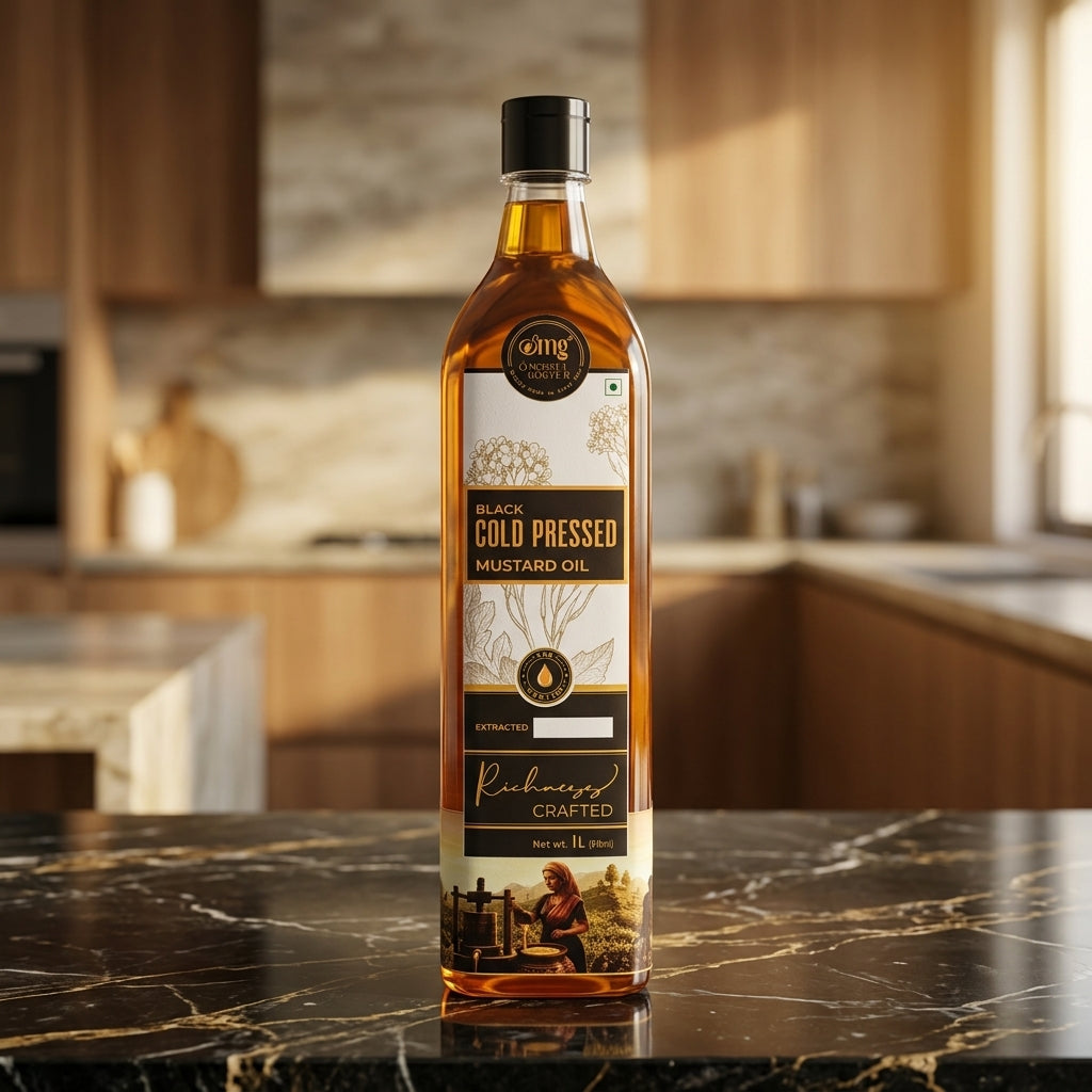 Cold-Pressed Mustard Oil - 1Ltr