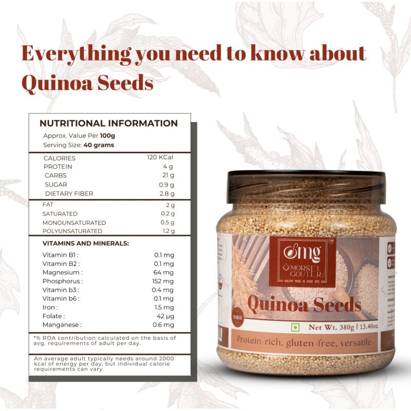 Quinoa Seeds-380gm - Image 2