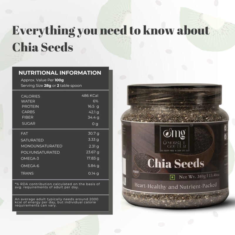 Chia Seeds-380gm - Image 2