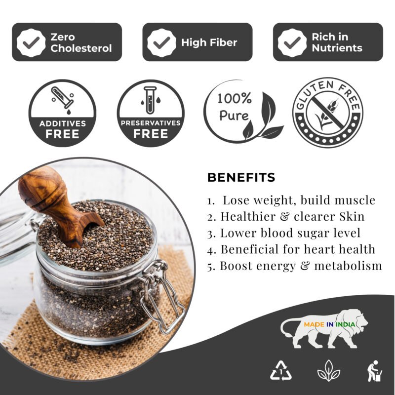 Chia Seeds-380gm - Image 3