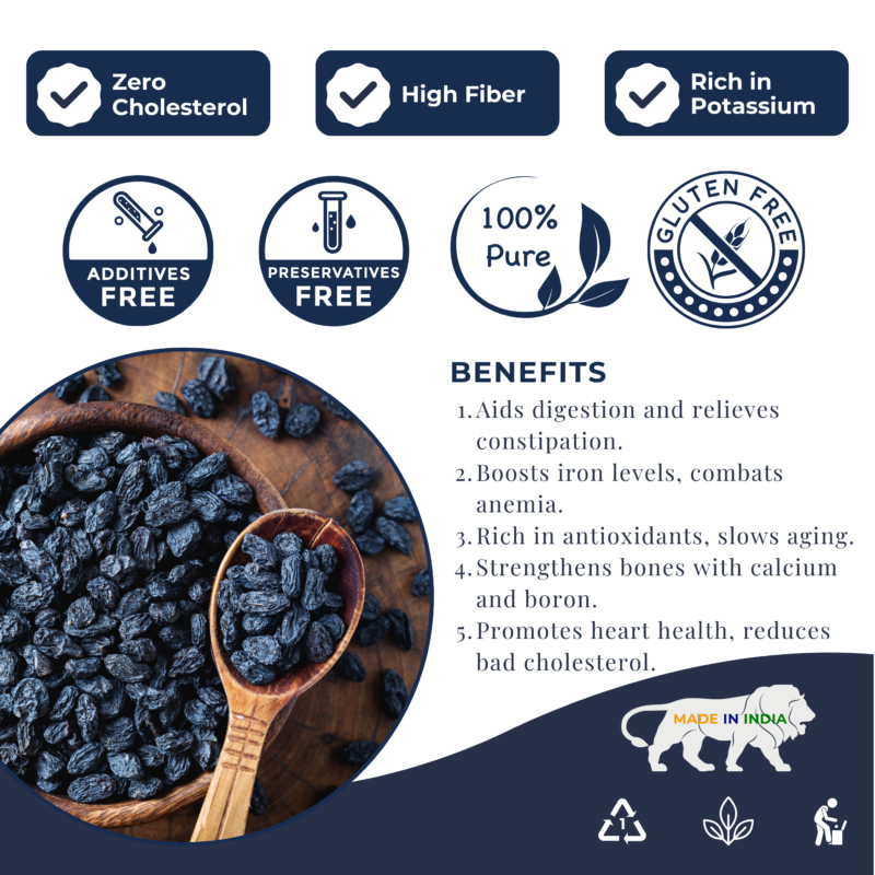 Black Raisins-380gm - Image 3